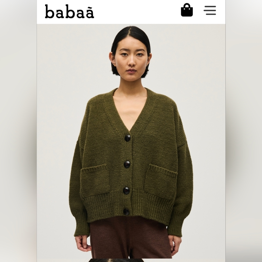 Babaa Cardigan No17 Alga